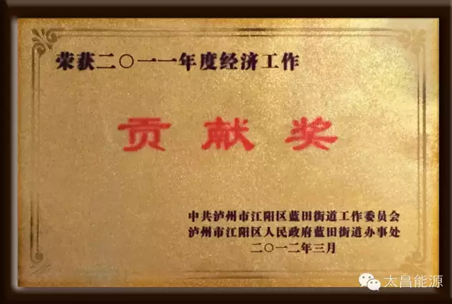 經(jīng)濟(jì)工作貢獻(xiàn)獎(jiǎng)