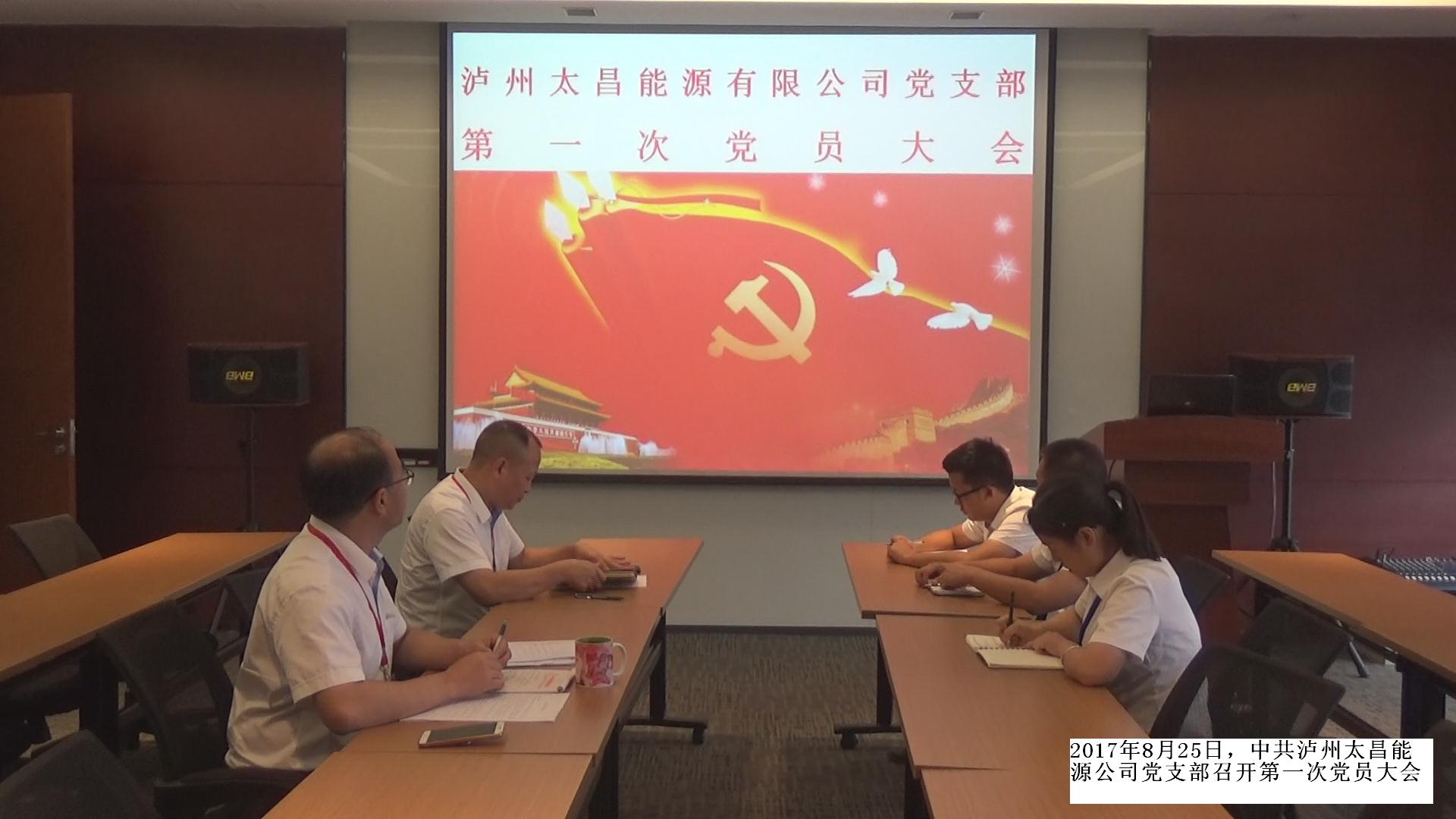 公司黨支部組織召開(kāi)第一次黨員大會(huì)